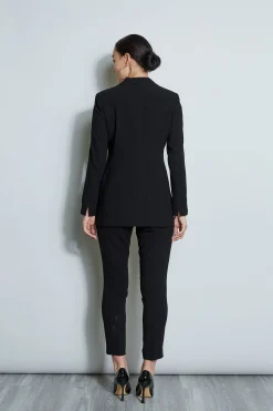 Elie Tahari Jackets & Blazers-Asymmetric Single Button Blazer BLACK