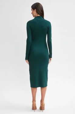 Elie Tahari Dresses & Jumpsuits|Long Sleeve Dresses-Button Sweater Dress JUNIPER
