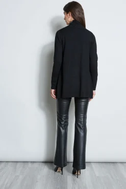 Elie Tahari Tops & Sweaters-Cable Cardigan BLACK