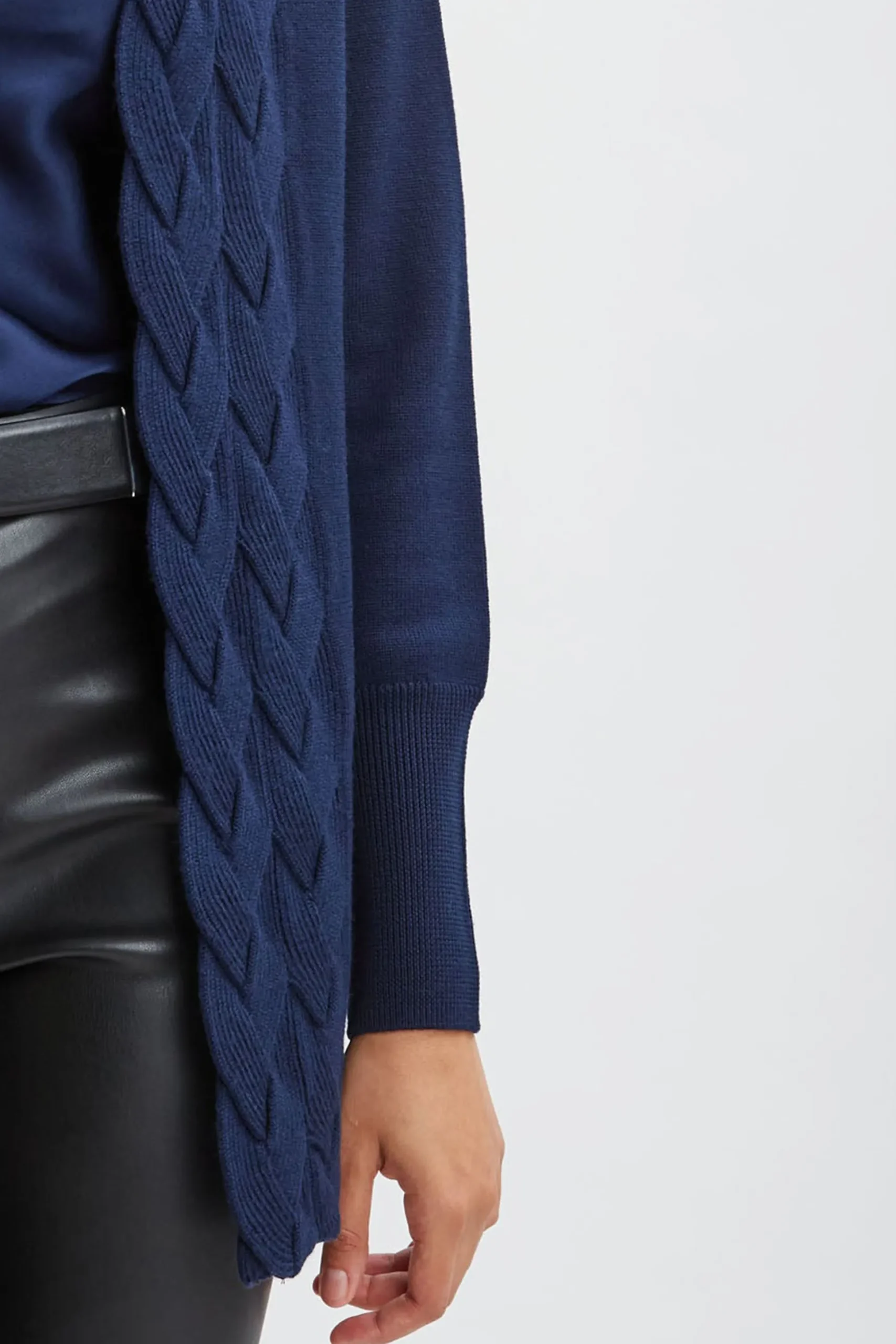 Elie Tahari Tops & Sweaters-Cable Cardigan GALAXYNAVY