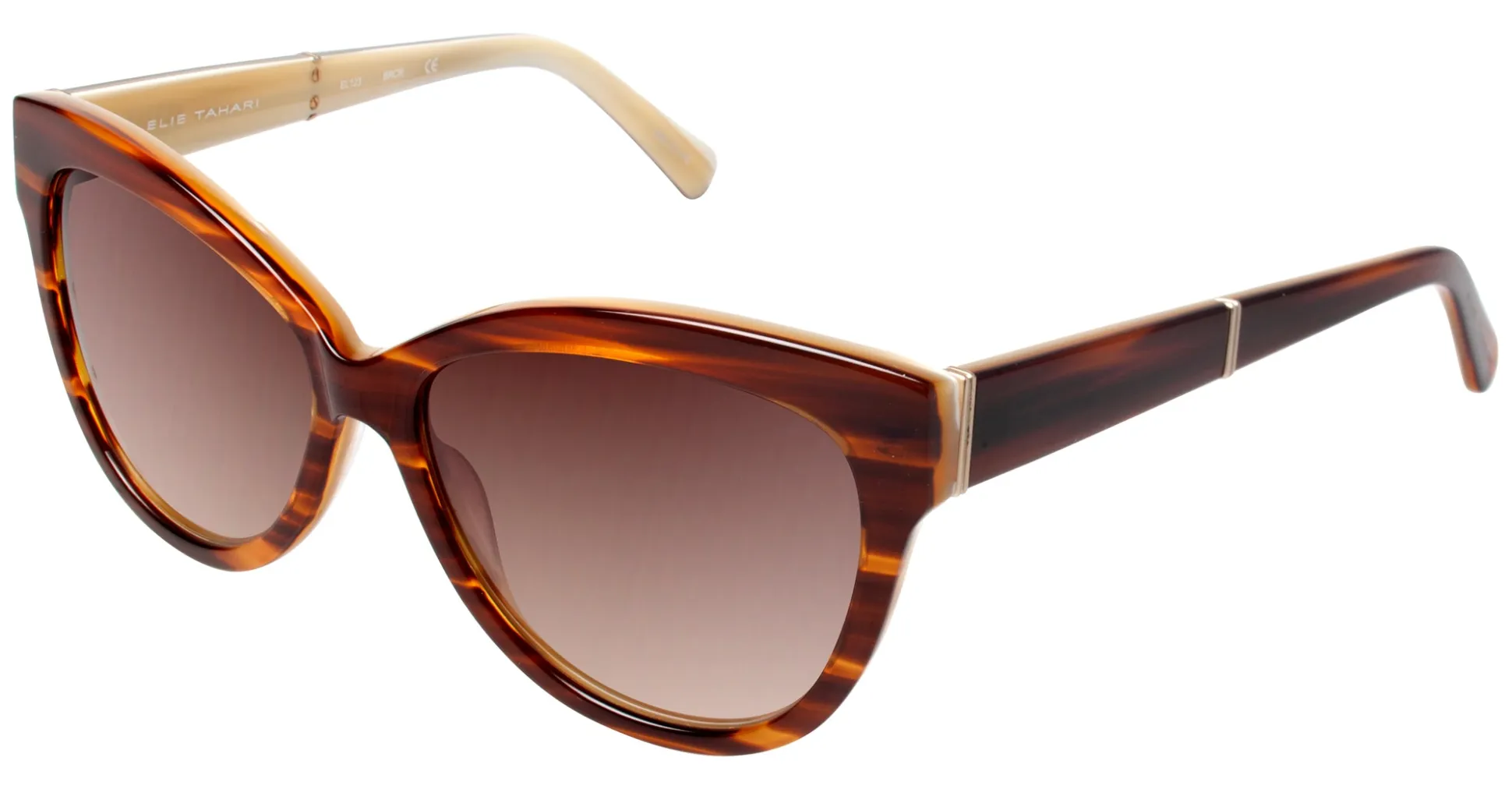 Elie Tahari Fragrance|Gloves-Cat Eye Acetate Sunglasses BlondeHorn/Cream
