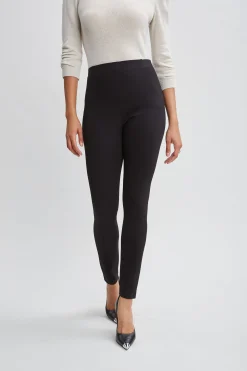 Elie Tahari Bottoms-Contour Seam Leggings BLACK
