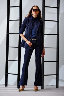 Elie Tahari Jackets & Blazers|Suiting-Corduroy Single Button Blazer GALAXYNAVY