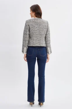 Elie Tahari Jackets & Blazers|Suiting-Cropped Tweed Jacket SAVONATWEED