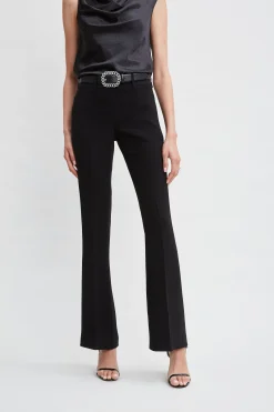 Elie Tahari Bottoms|Suiting-Fit & Flare Pant BLACK