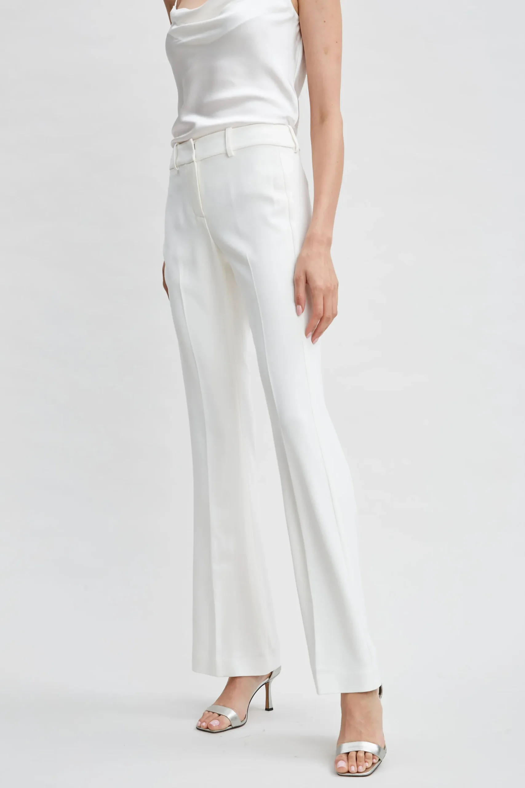 Elie Tahari Bottoms|Suiting-Fit & Flare Pant FOAM
