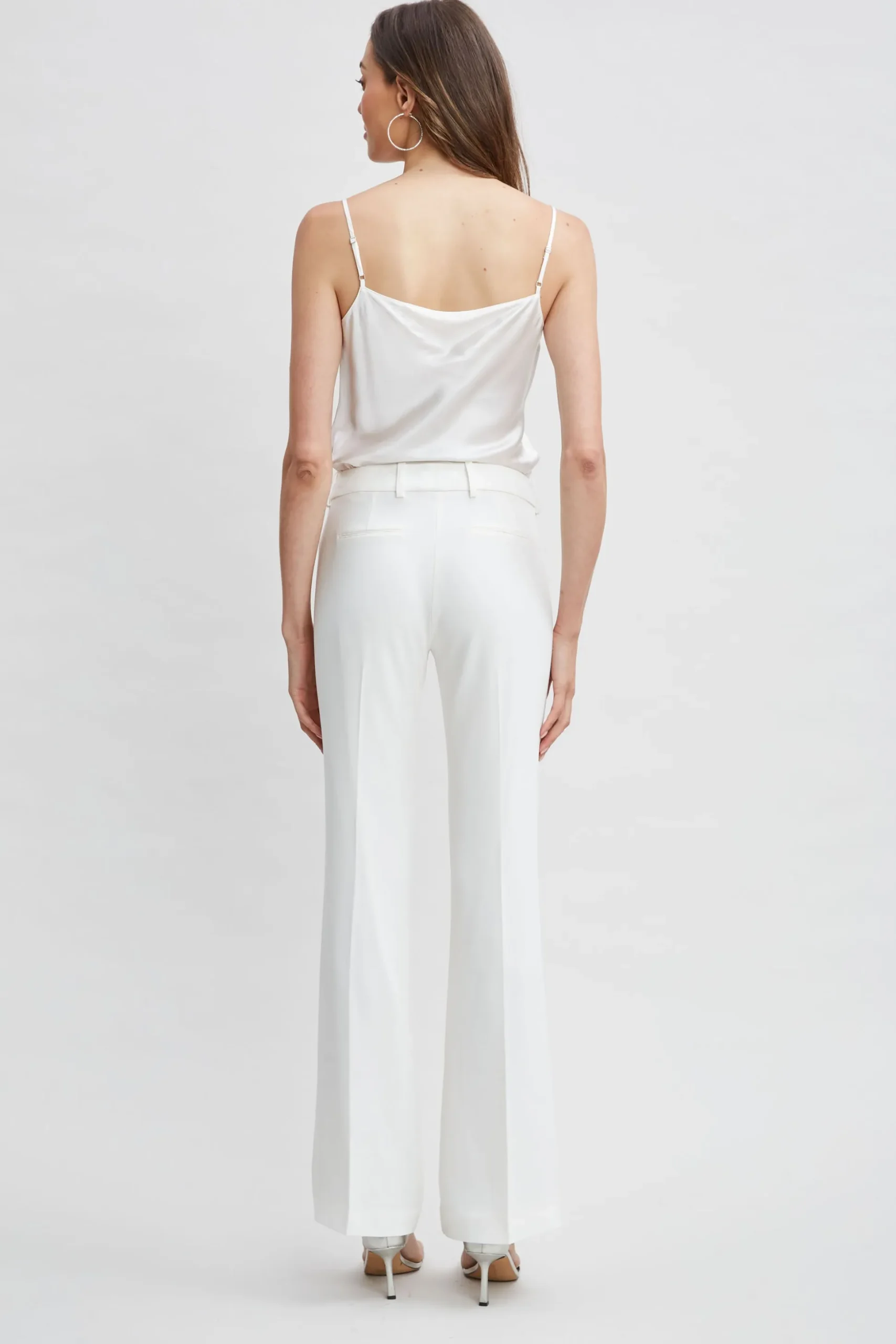 Elie Tahari Bottoms|Suiting-Fit & Flare Pant FOAM