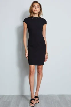 Elie Tahari Dresses & Jumpsuits|Short Sleeve Dresses-Freida Dress Black