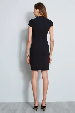Elie Tahari Dresses & Jumpsuits|Short Sleeve Dresses-Freida Dress Black