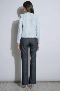 Elie Tahari Jackets & Blazers-Fringe Edge Tweed Jacket GABBYTWEED