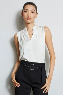 Elie Tahari Tops & Sweaters-Judith Shirt Creme
