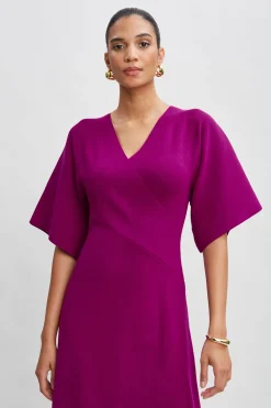 Elie Tahari Dresses & Jumpsuits|Short Sleeve Dresses-Kimono Sweater Dress PALACEPINK