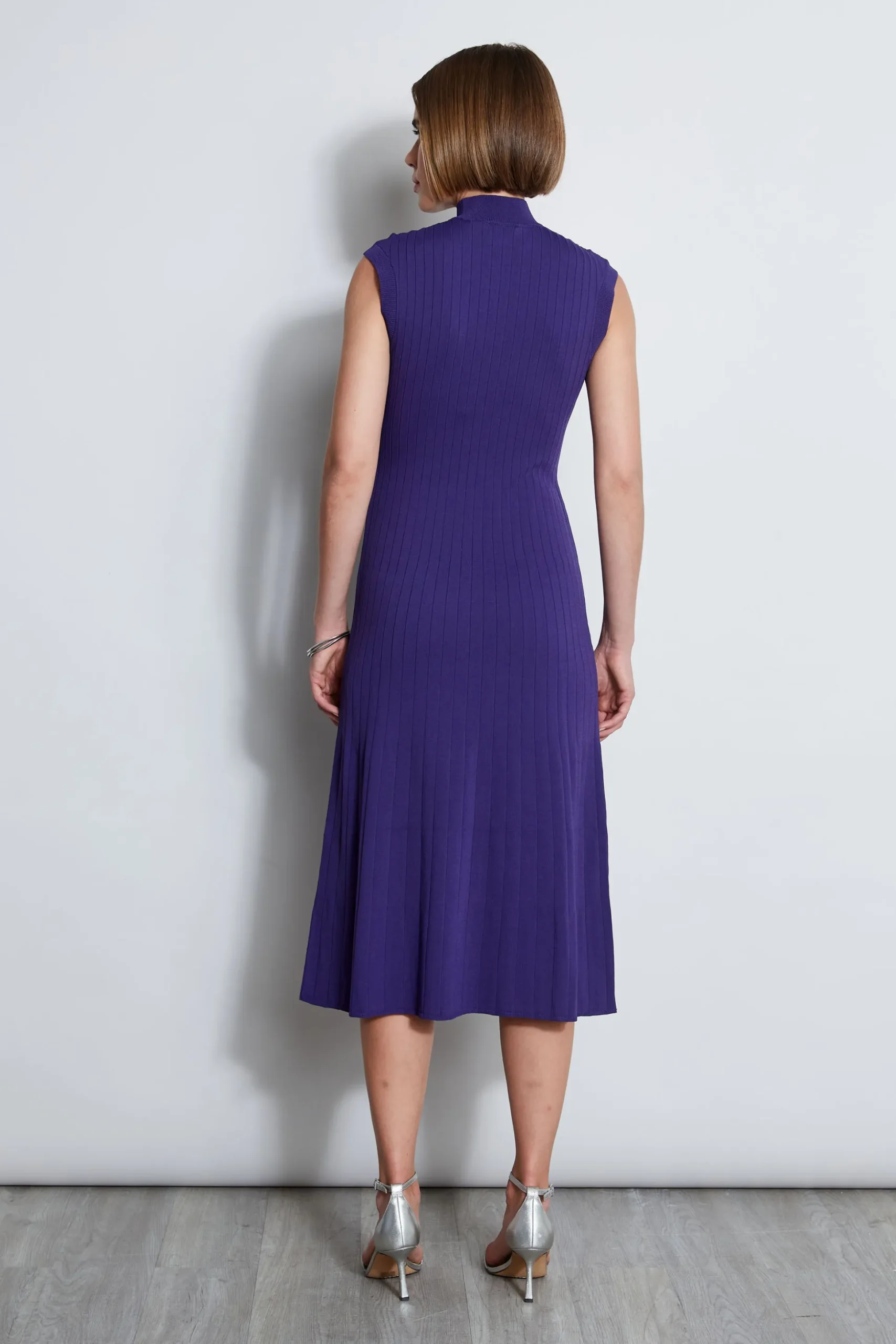 Elie Tahari Dresses & Jumpsuits|Sleeveless Dresses-Knit Midi Dress GRAPE