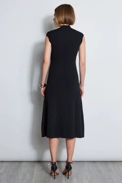 Elie Tahari Dresses & Jumpsuits|Sleeveless Dresses-Knit Midi Dress BLACK