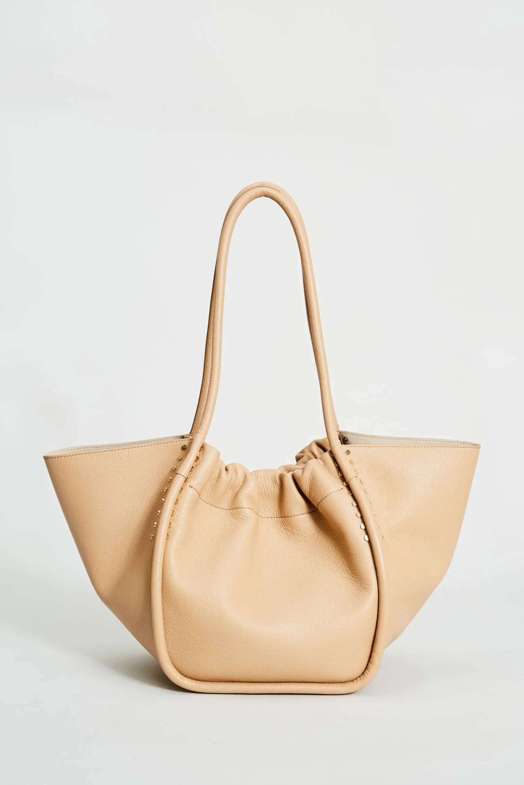Elie Tahari Fragrance|Gloves-Leather Stud Tote CARAMEL