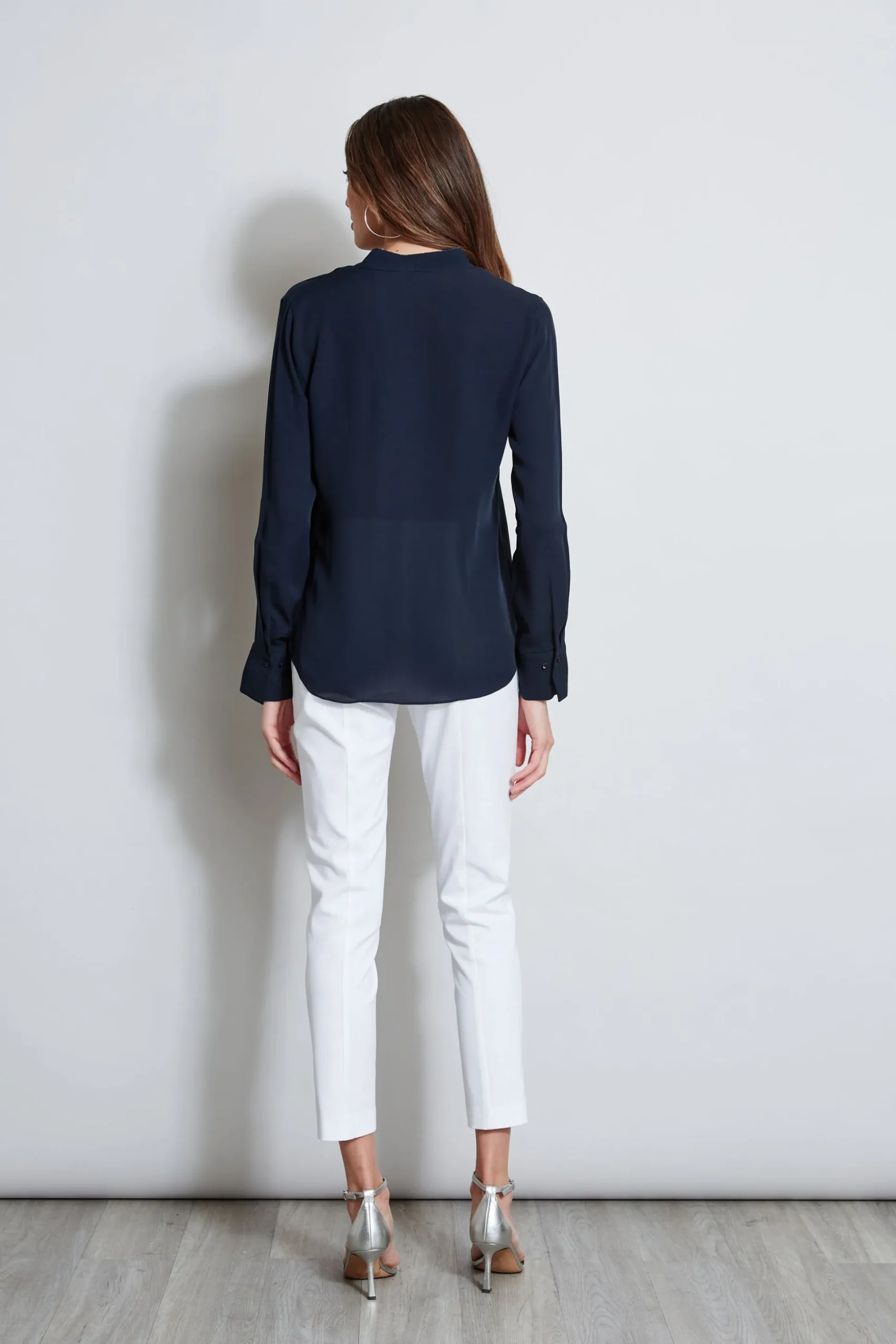 Elie Tahari Tops & Sweaters-Long Sleeve Chain Shirt STARGAZER