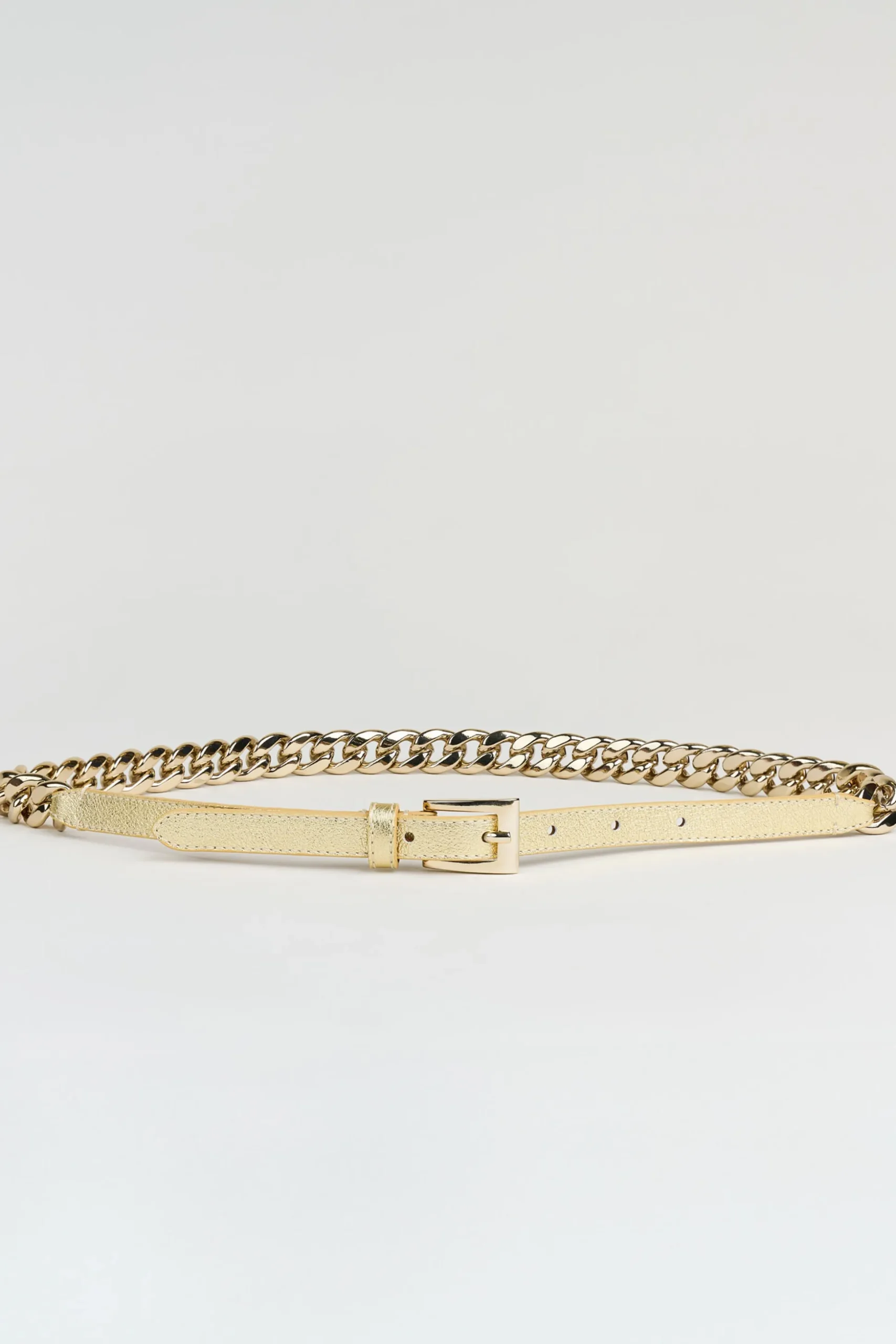 Elie Tahari Fragrance|Gloves-Metallic Chain Belt GoldMetallic
