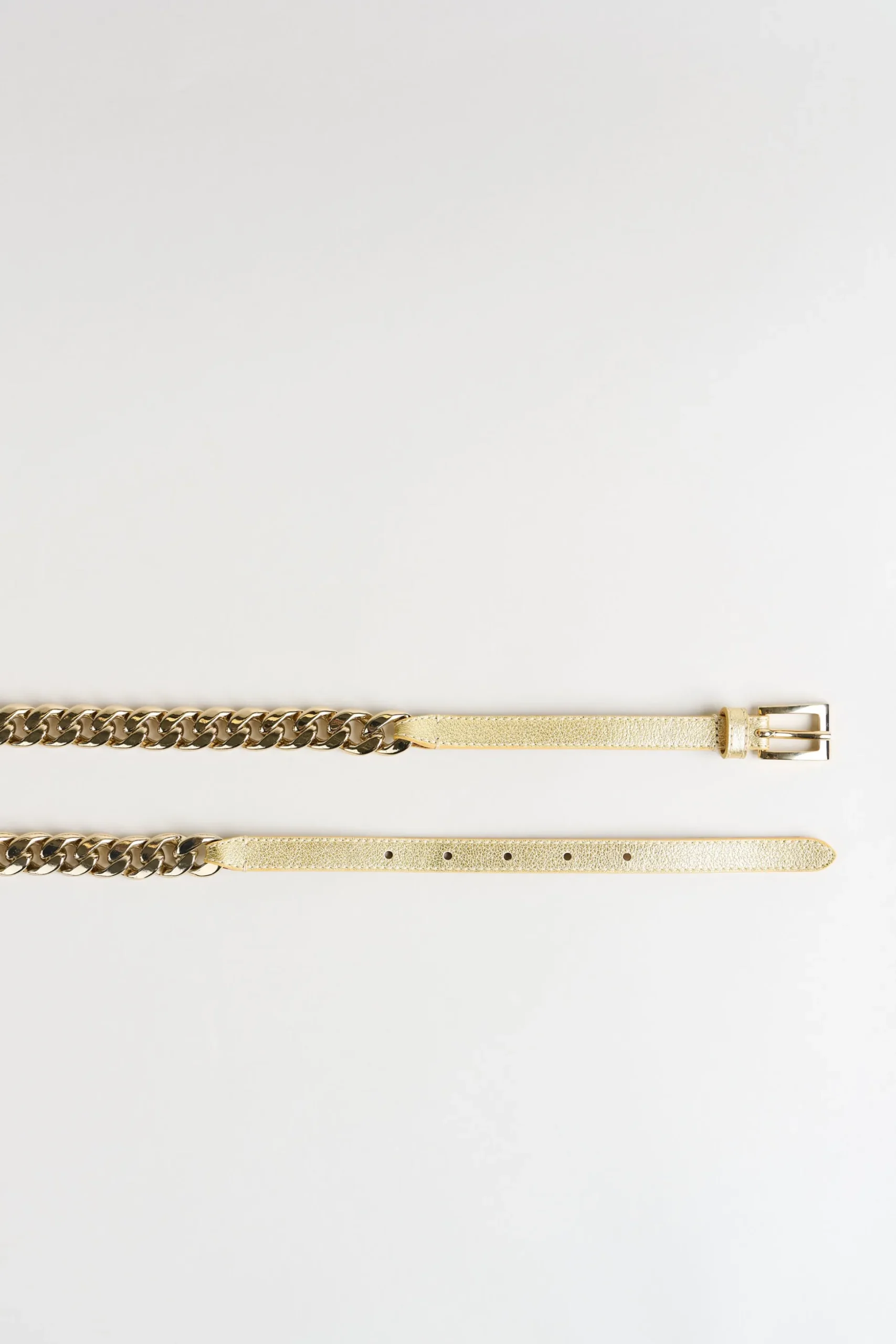 Elie Tahari Fragrance|Gloves-Metallic Chain Belt GoldMetallic