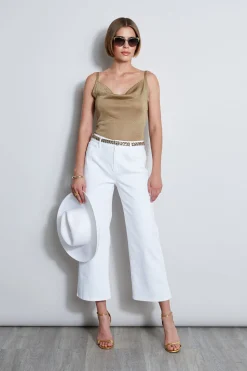 Elie Tahari Tops & Sweaters-Metallic Knit Cami BRONZE