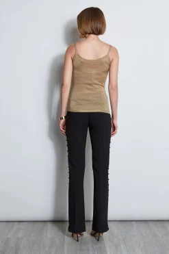 Elie Tahari Tops & Sweaters-Metallic Knit Cami BRONZE