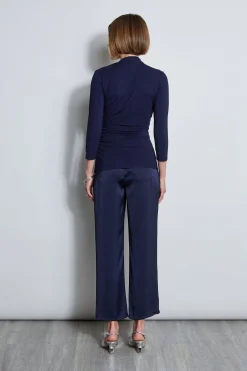 Elie Tahari Tops & Sweaters-Mock Wrap Knit STARGAZER