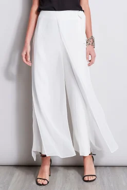 Elie Tahari Bottoms-Overlay Pant FOAM