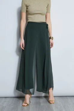 Elie Tahari Bottoms-Overlay Pant CAMOUFLAGE