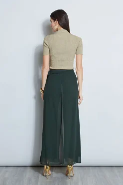 Elie Tahari Bottoms-Overlay Pant CAMOUFLAGE