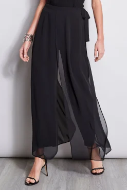 Elie Tahari Bottoms-Overlay Pant BLACK