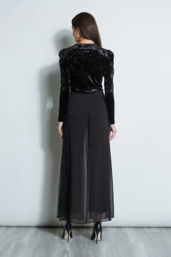 Elie Tahari Bottoms-Overlay Pant BLACK