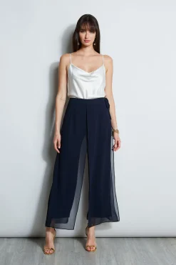 Elie Tahari Bottoms-Overlay Pant STARGAZER