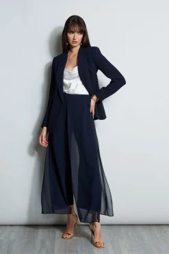 Elie Tahari Bottoms-Overlay Pant STARGAZER