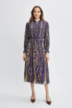 Elie Tahari Dresses & Jumpsuits-Paisley Midi Dress STERLINGPALACEPRINT