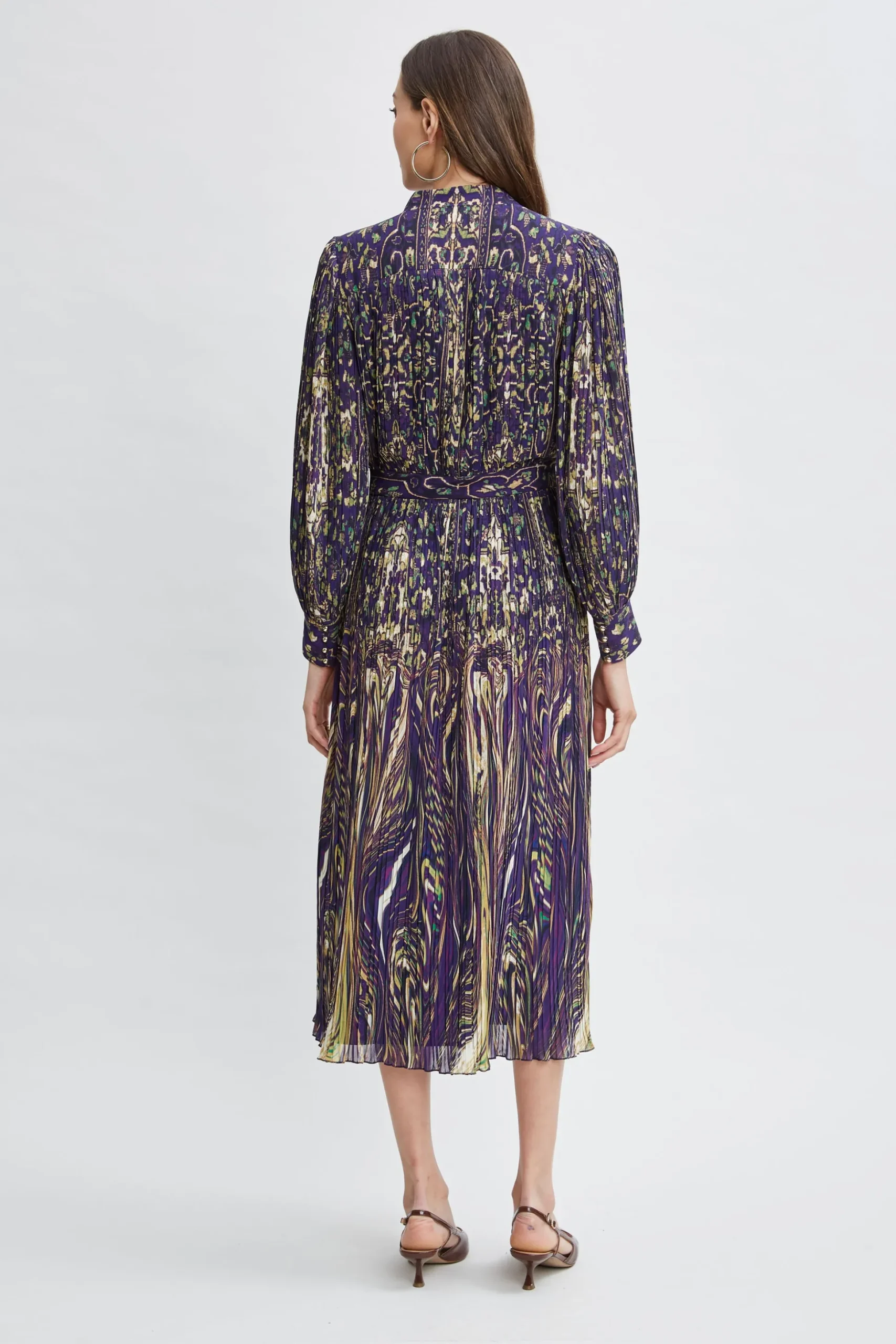 Elie Tahari Dresses & Jumpsuits-Paisley Midi Dress STERLINGPALACEPRINT