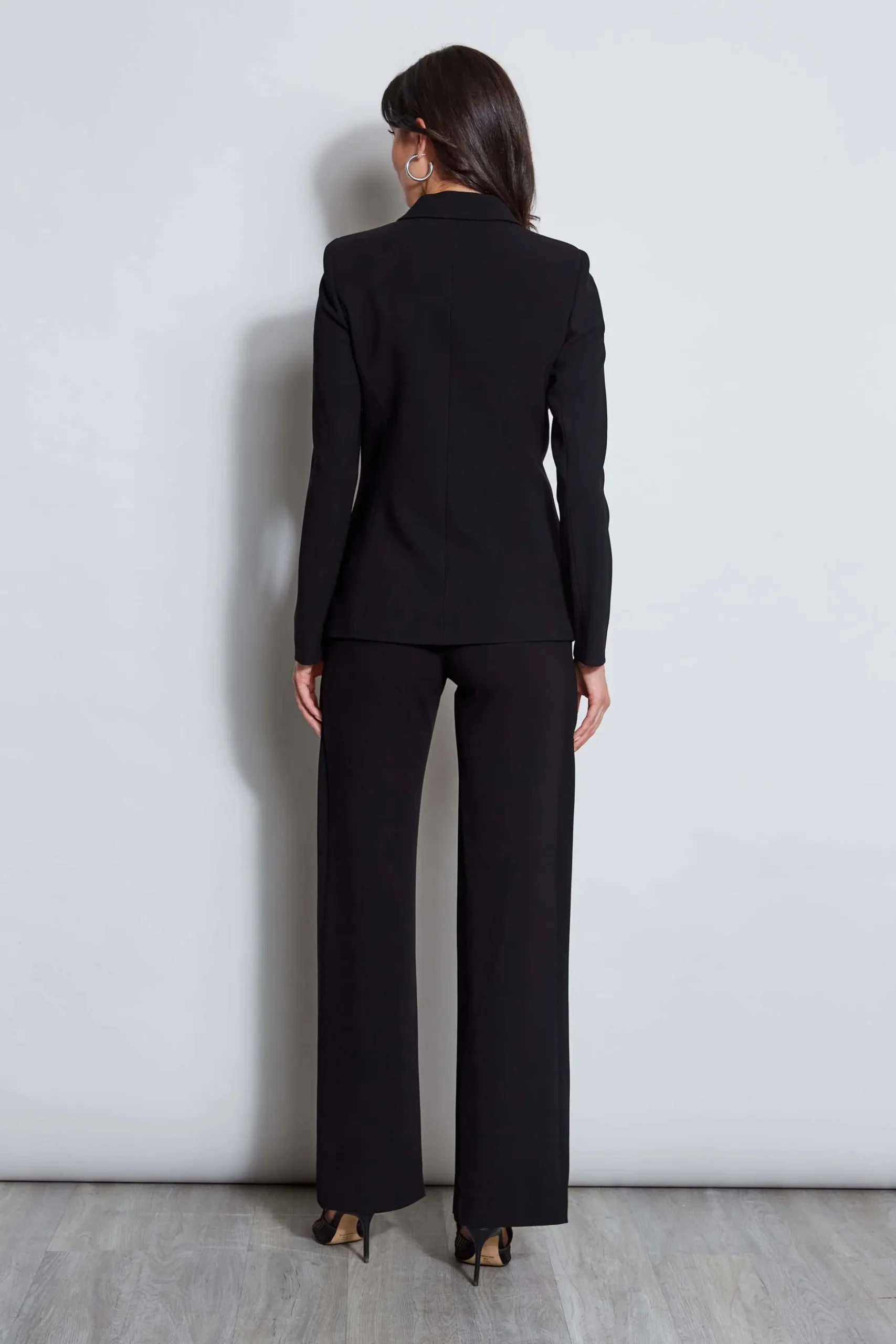 Elie Tahari Jackets & Blazers|Suiting-Panel Single Button Blazer BLACK