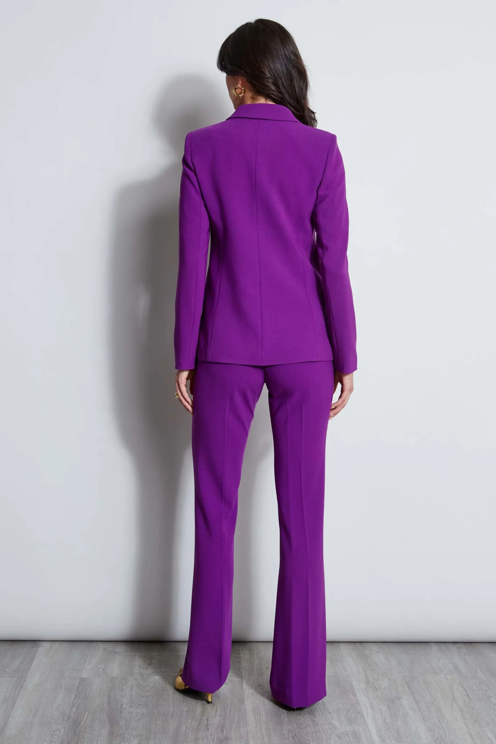 Elie Tahari Jackets & Blazers|Suiting-Panel Single Button Blazer BERRY
