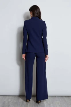 Elie Tahari Jackets & Blazers|Suiting-Panel Single Button Blazer GALAXYNAVY
