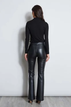 Elie Tahari Tops & Sweaters-Pleated Neck Knit BLACK