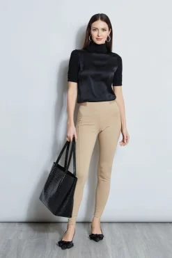 Elie Tahari Bottoms-Ponte Legging SANDCASTLE