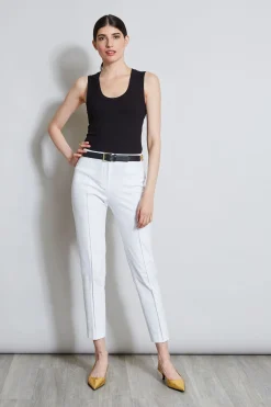 Elie Tahari Tops & Sweaters-Rib Knit Scoop Tank Top BLACK