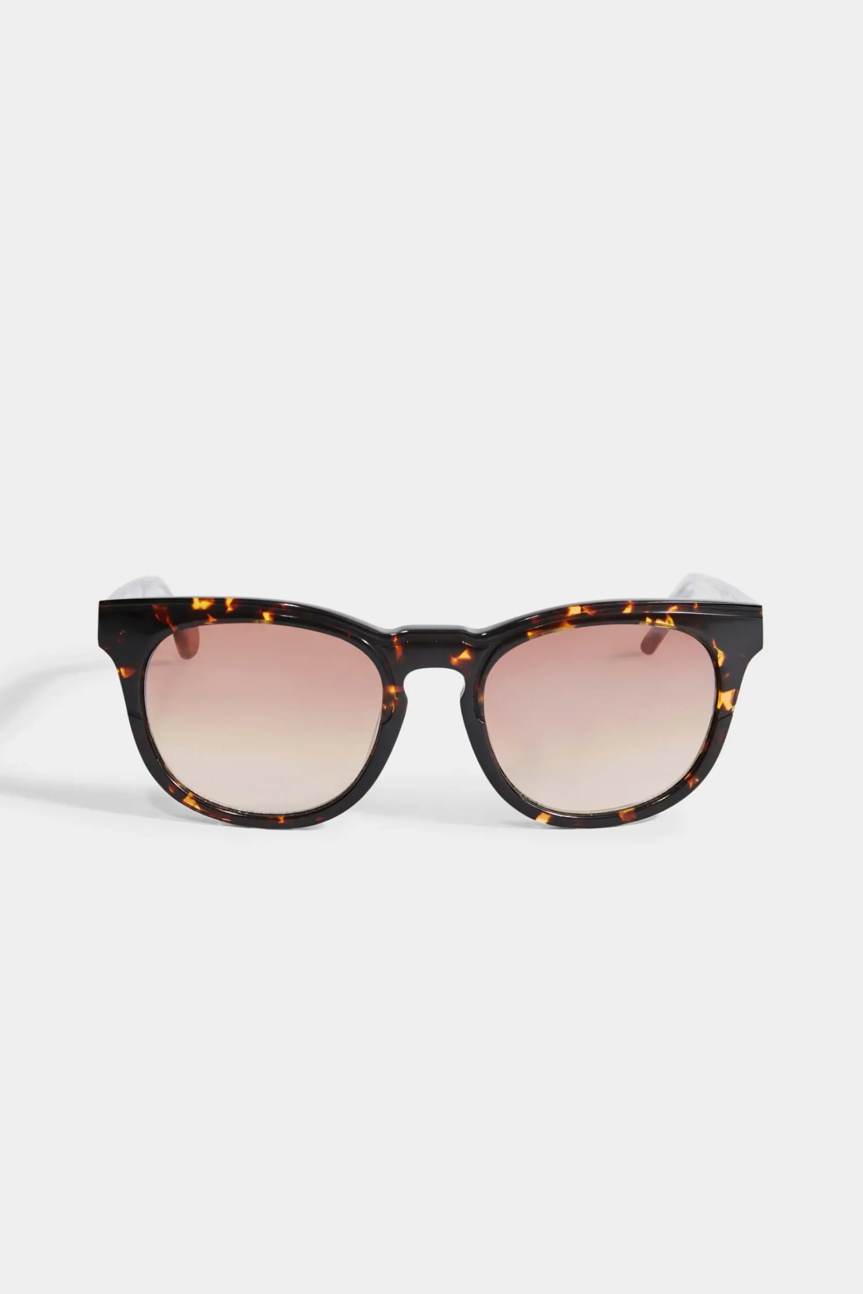 Elie Tahari Fragrance|Gloves-Round Acetate Sunglasses TOIRTOISECLEAR