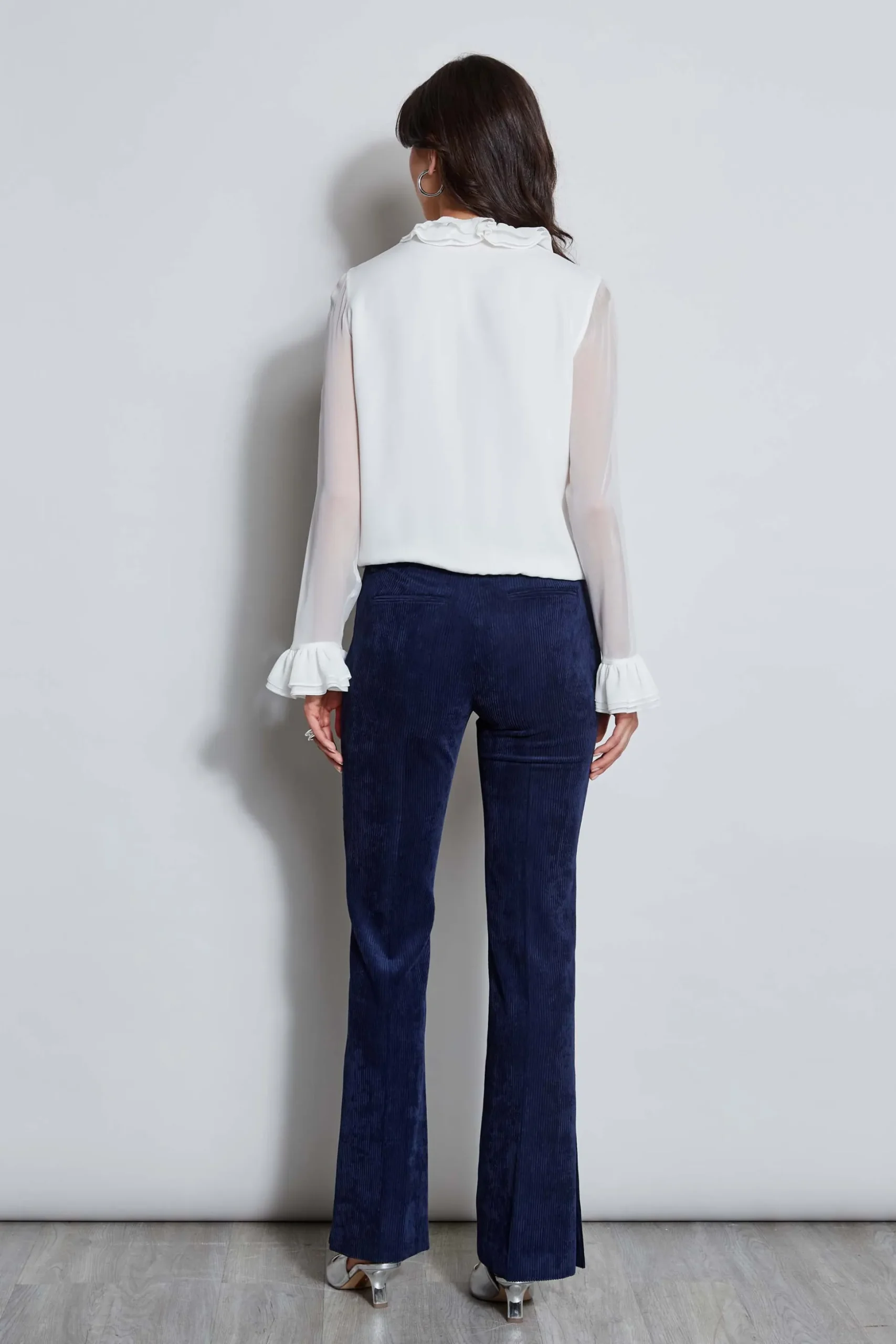 Elie Tahari Tops & Sweaters-Ruffle Silk Shirt FRESHPEARL