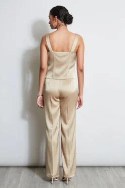 Elie Tahari Tops & Sweaters-Satin Cowl Cami SANDCASTLE