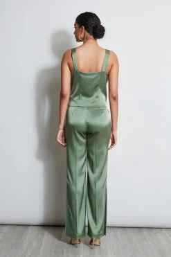 Elie Tahari Tops & Sweaters-Satin Cowl Cami TUSCANOLIVE