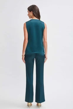 Elie Tahari Tops & Sweaters-Satin Cowl Top JADITE