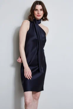Elie Tahari Dresses & Jumpsuits|Short Dresses-Satin Scarf Dress STARGAZER