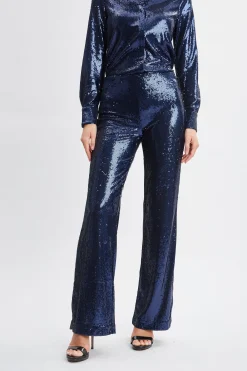 Elie Tahari Bottoms-Sequin Pant TWILIGHT