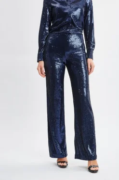 Elie Tahari Bottoms-Sequin Pant TWILIGHT