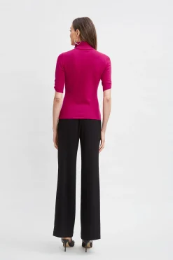 Elie Tahari Tops & Sweaters-Short Sleeve Cashmere Wool Sweater ROSE