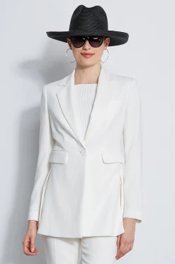Elie Tahari Jackets & Blazers-Side Slit Blazer FOAM
